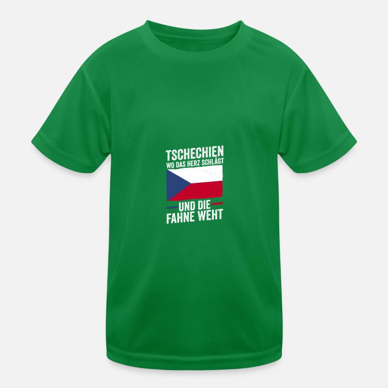 Tschechen Tschechisch Tschechien Kinder Funktions-T-Shirt