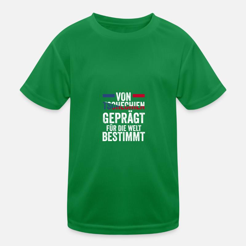 Tschechen Tschechisch Tschechien Kinder Funktions-T-Shirt