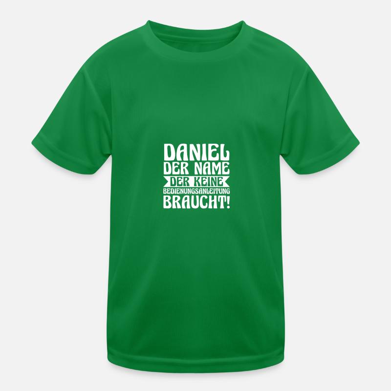 Vorname Daniel Kinder Funktions-T-Shirt