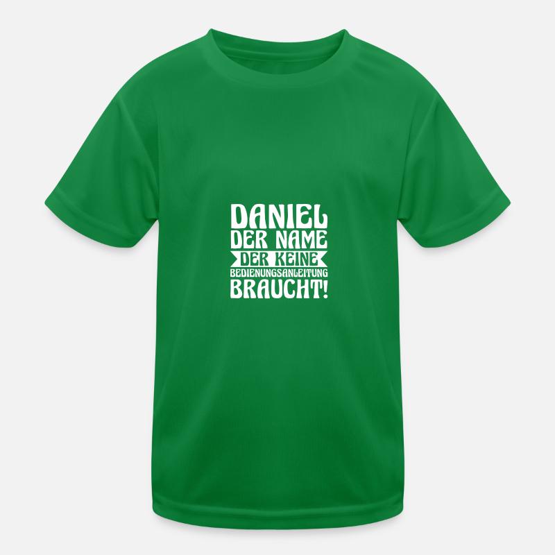 Vorname Daniel Kinder Funktions-T-Shirt
