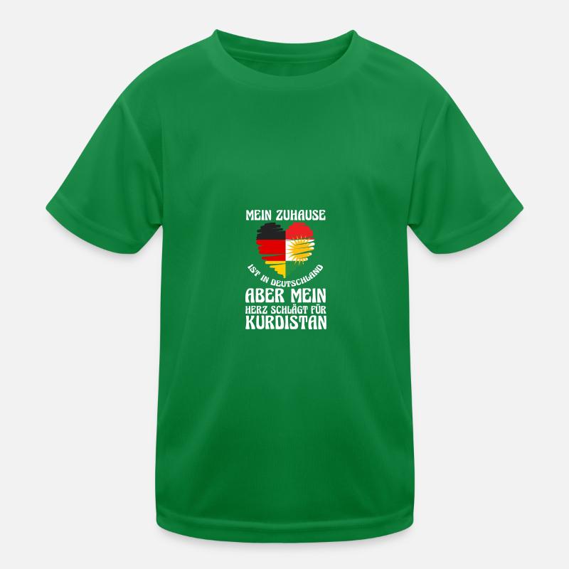 Kurds Germany Kurdistan Kids Functional T-Shirt