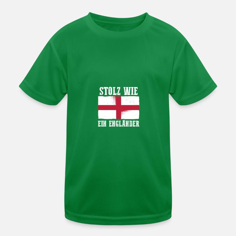 Great Britain English England Kids Functional T-Shirt