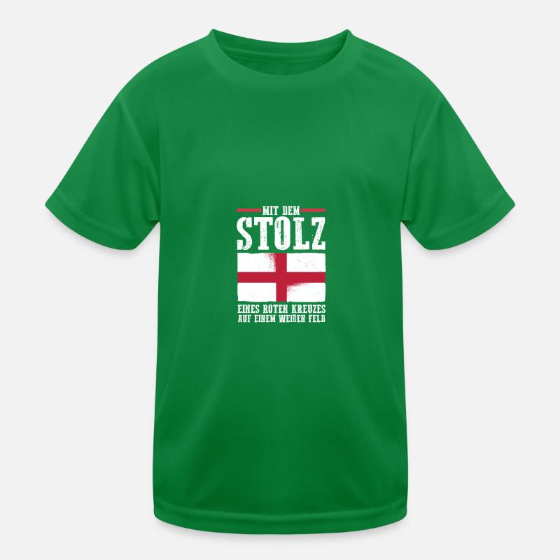 Great Britain English England Kids Functional T-Shirt