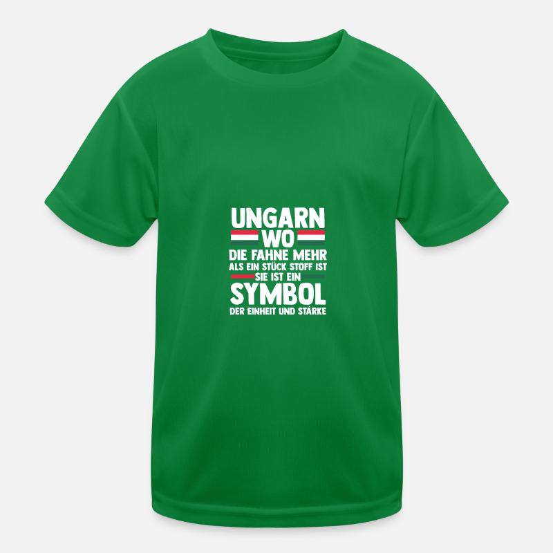 Ungar Ungarisch Ungarn Kinder Funktions-T-Shirt