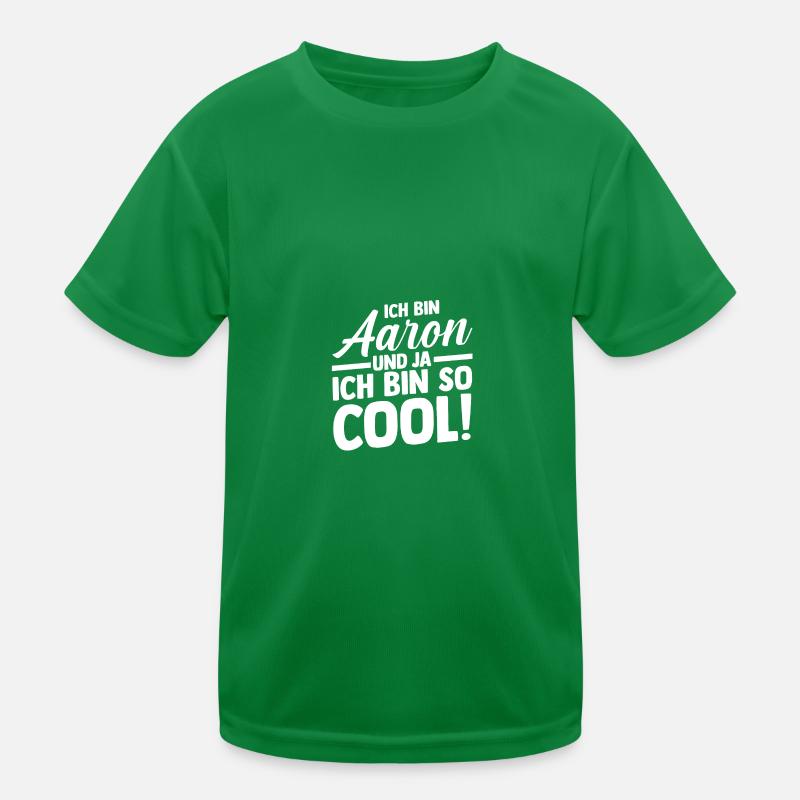 Prénom Aaron T-shirt sport Enfant