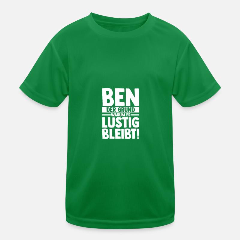First name Ben Kids Functional T-Shirt