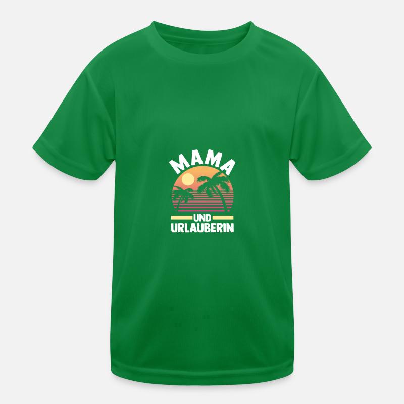 Vacancier Mère Maman T-shirt sport Enfant