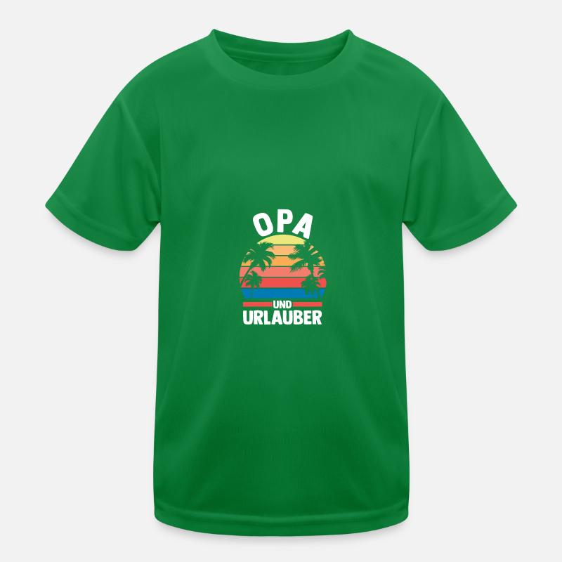 Vacances Vacancier Grand-père Papy T-shirt sport Enfant