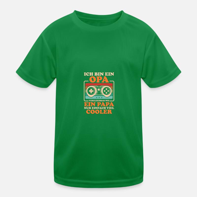 Großvater Opa Kinder Funktions-T-Shirt