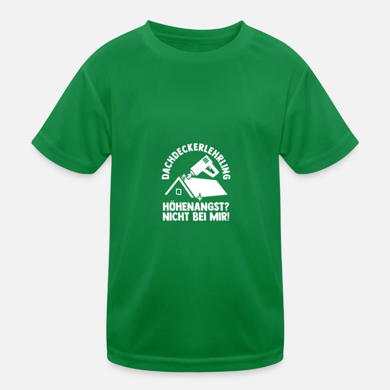 Roofing training apprentice Auzbi roofer Kids Functional T-Shirt