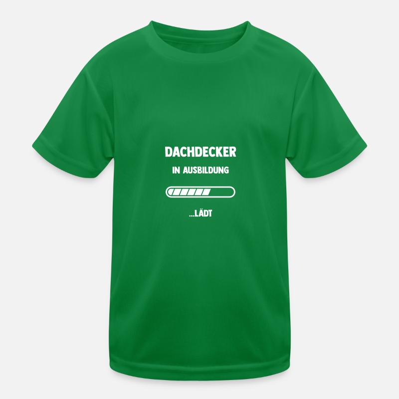 Roofing training apprentice Auzbi roofer Kids Functional T-Shirt