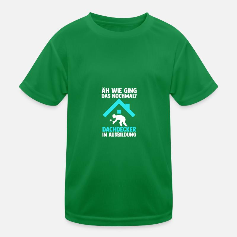 Roofing training apprentice Auzbi roofer Kids Functional T-Shirt