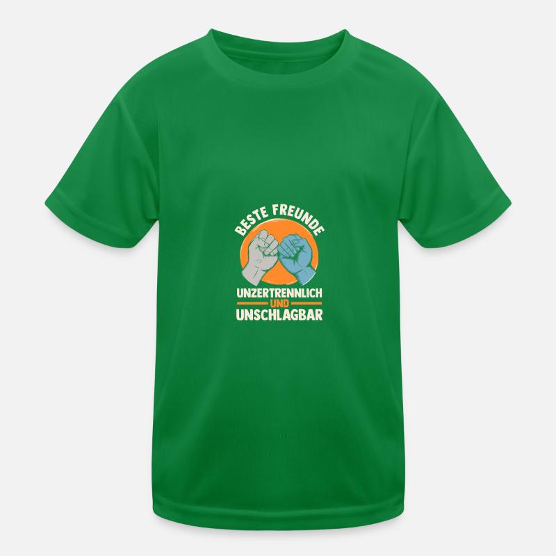 Beste Freunde Kinder Funktions-T-Shirt