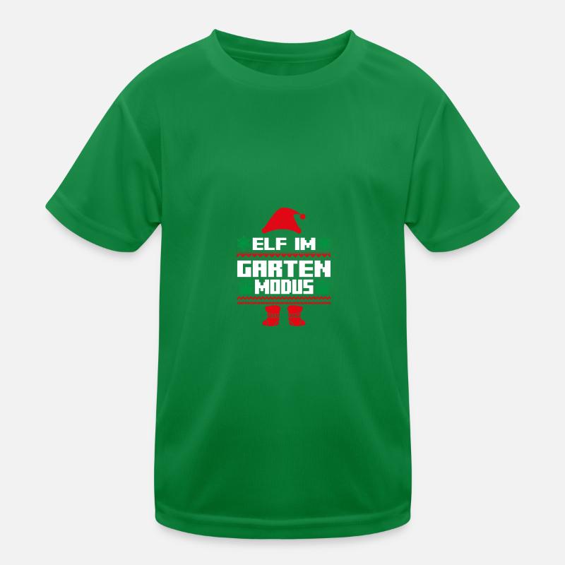 Elfe de Noël Jardinier de Noël Elfe de jardin T-shirt sport Enfant