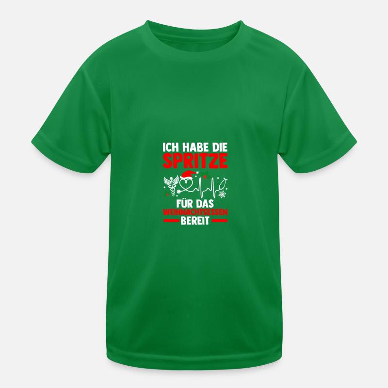 Père Noël Infirmière de Noël T-shirt sport Enfant