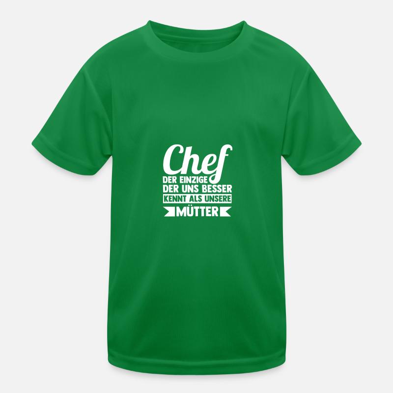 Teamleiter Chef Abschied Kinder Funktions-T-Shirt