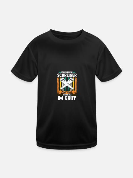 Charpentier, Charpentier, Charpentier - T-shirt sport Enfant - noir - Devant