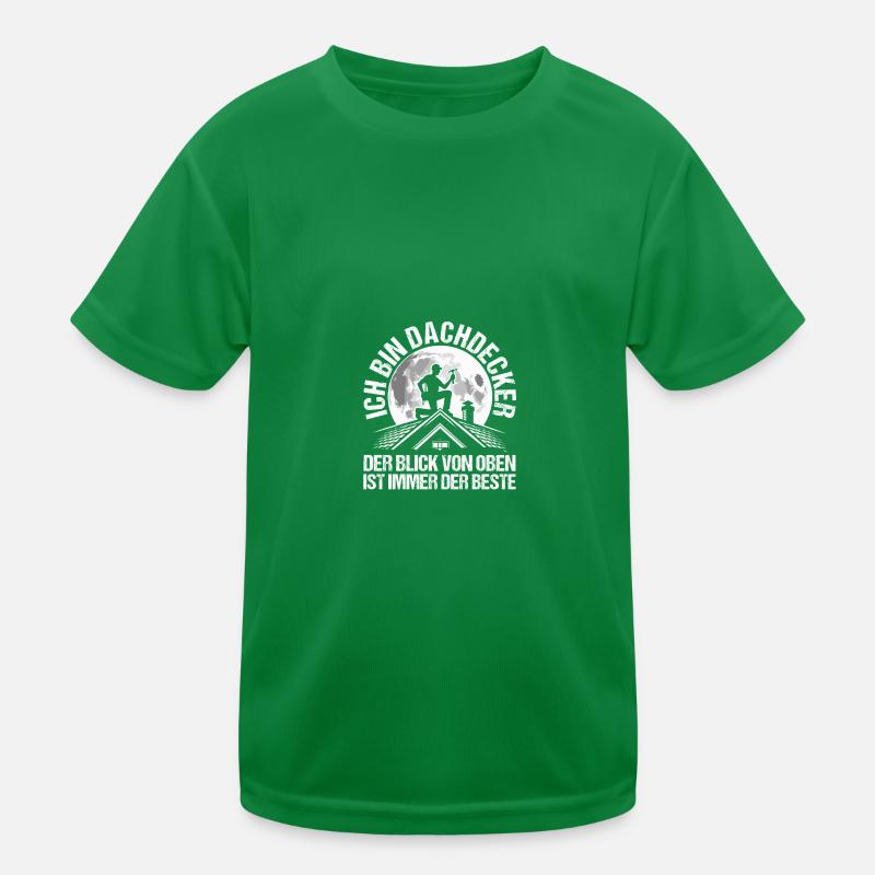 Dachdeckermeister Dachdecker Kinder Funktions-T-Shirt