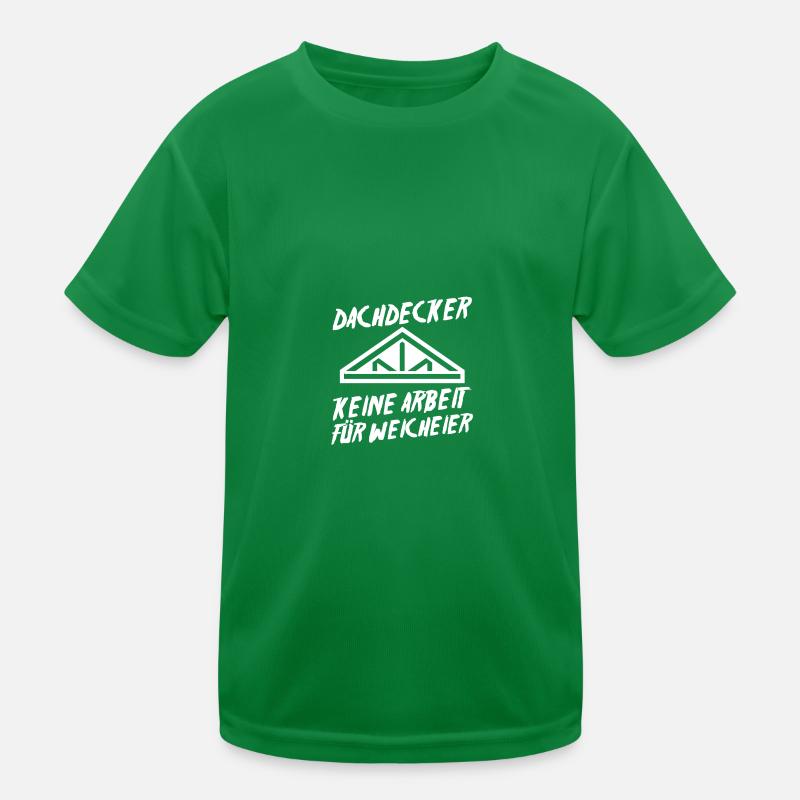 Dachdeckermeister Dachdecker Kinder Funktions-T-Shirt