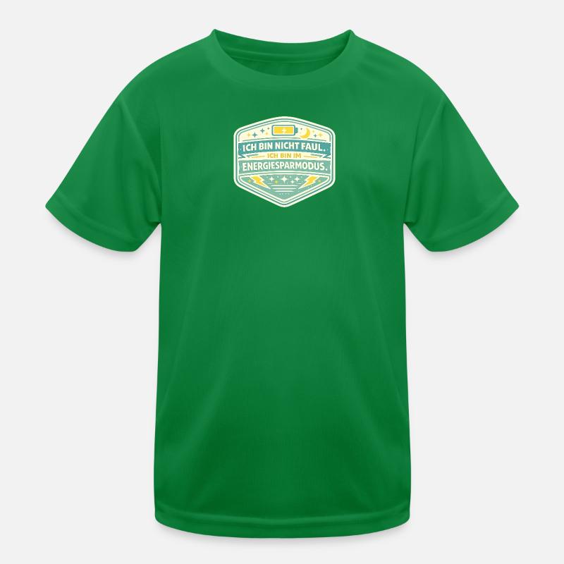 Ich bin im Energiesparmodus Kinder Funktions-T-Shirt