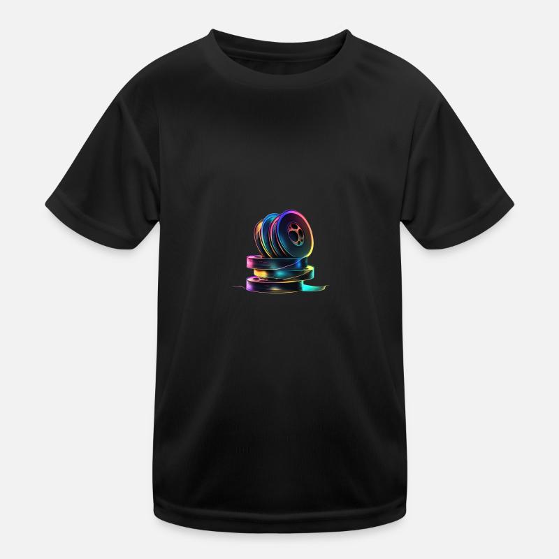 TAPES, recordings - Kids Functional T-Shirt - black