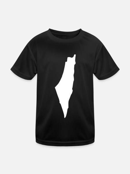 Israel - Kids Functional T-Shirt - black - Front