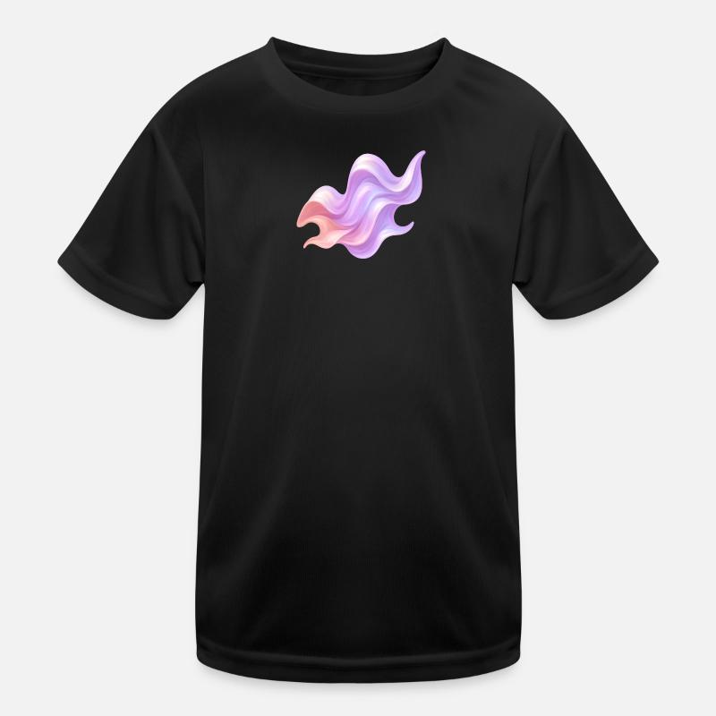 Liquid Waves Kids Functional T-Shirt