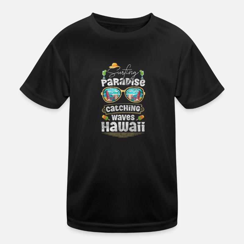Beach Coast Sandy Beach Trip Kids Functional T-Shirt