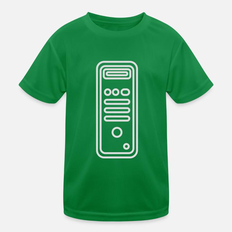 Logo Gehäuse Computer Tower Kinder Funktions-T-Shirt