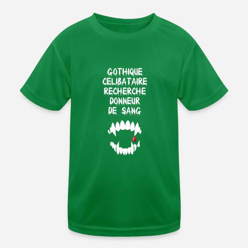 Gothique célibataire T-shirt sport Enfant