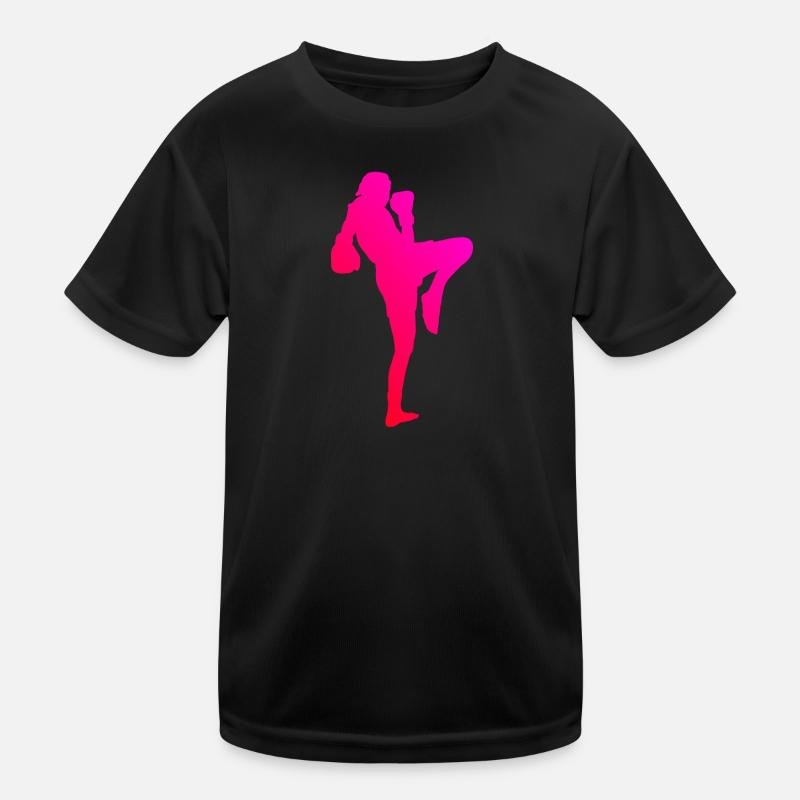 Boxe Thaï Femmes Boxe Thaï Muay Thai Boxe Thaï T-shirt sport Enfant