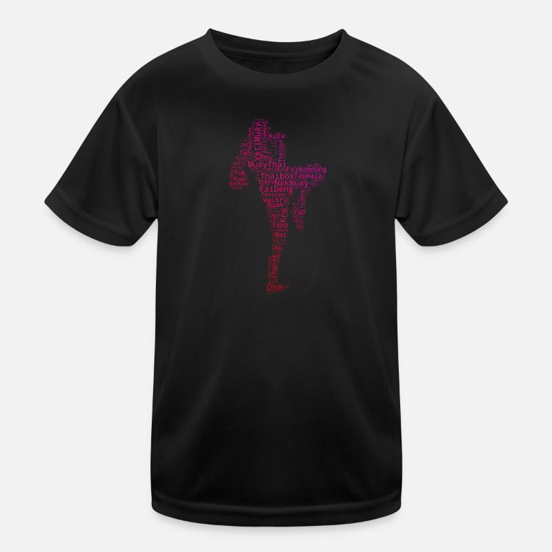 Muay Thai Boxe Thaï Boxeur Thaï Boxe Féminine T-shirt sport Enfant