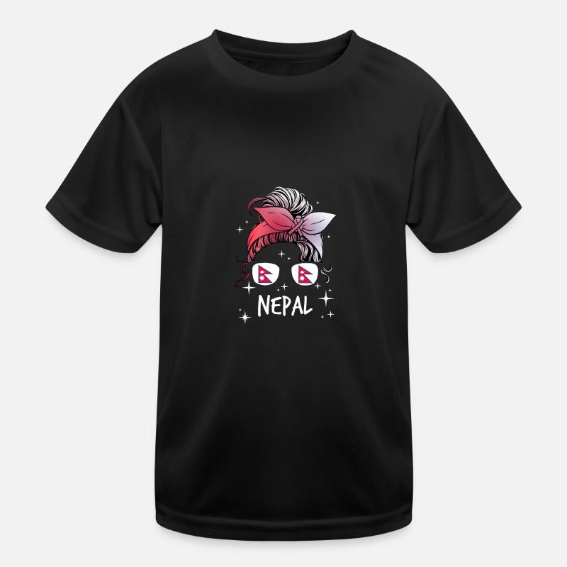 Nepal Kinder Funktions-T-Shirt