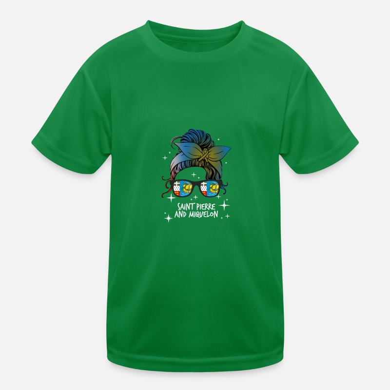 St. Pierre und Miquelon Kinder Funktions-T-Shirt