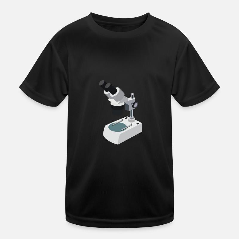 Mikroskop Kinder Funktions-T-Shirt