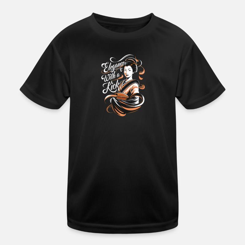 Eleganz mit Kick Kinder Funktions-T-Shirt