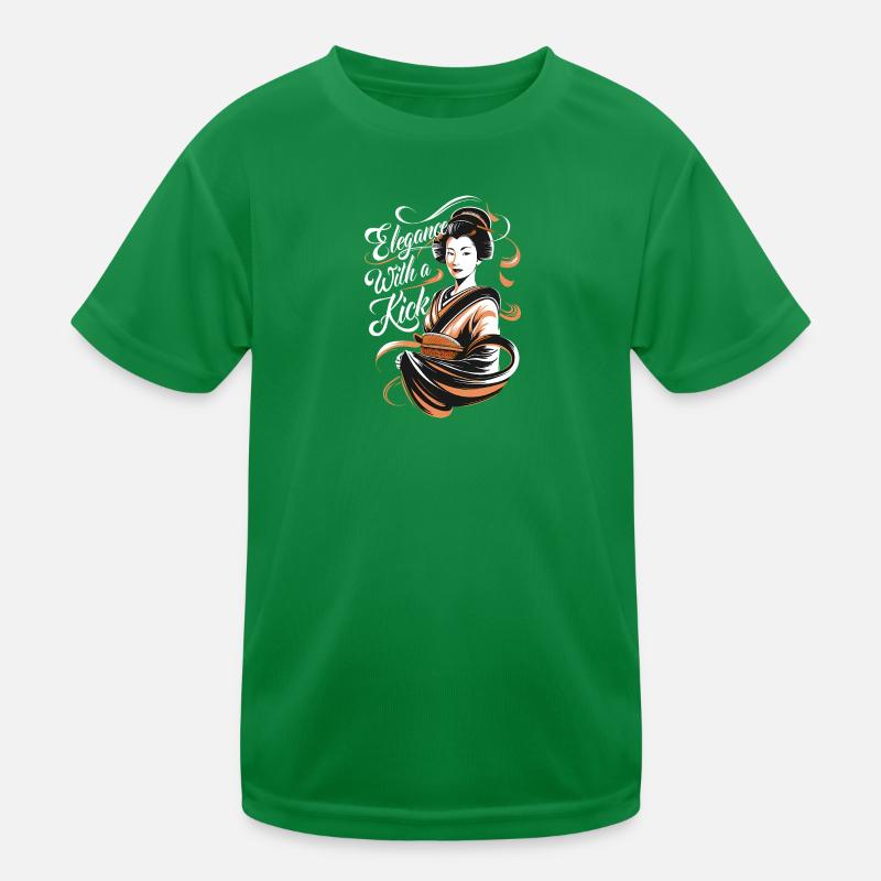 Elegance With A Kick Kids Functional T-Shirt