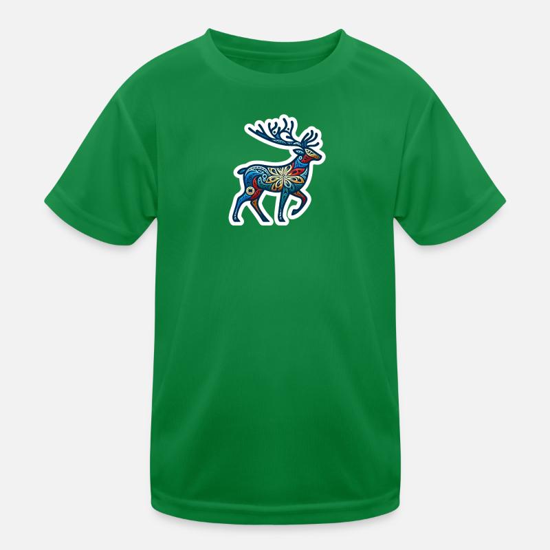 Renne coloré T-shirt sport Enfant