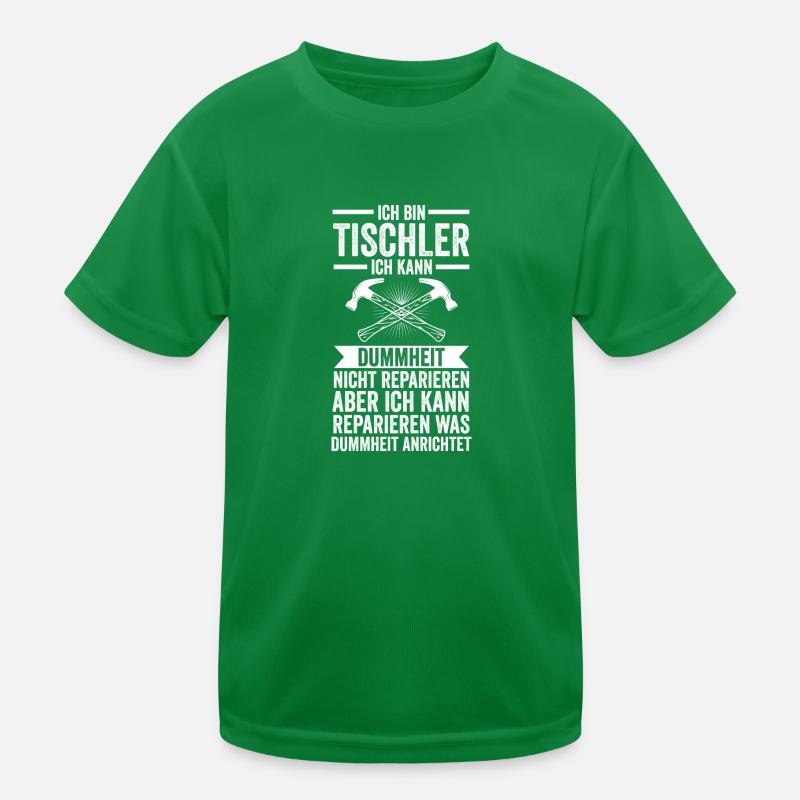 Tischler Beruf Tischlerei Geschenk Kinder Funktions-T-Shirt
