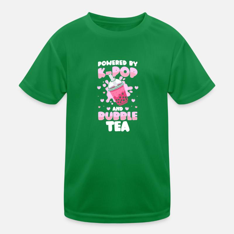 Bubble Tea Cute Syrup Tapioca Kids Functional T-Shirt