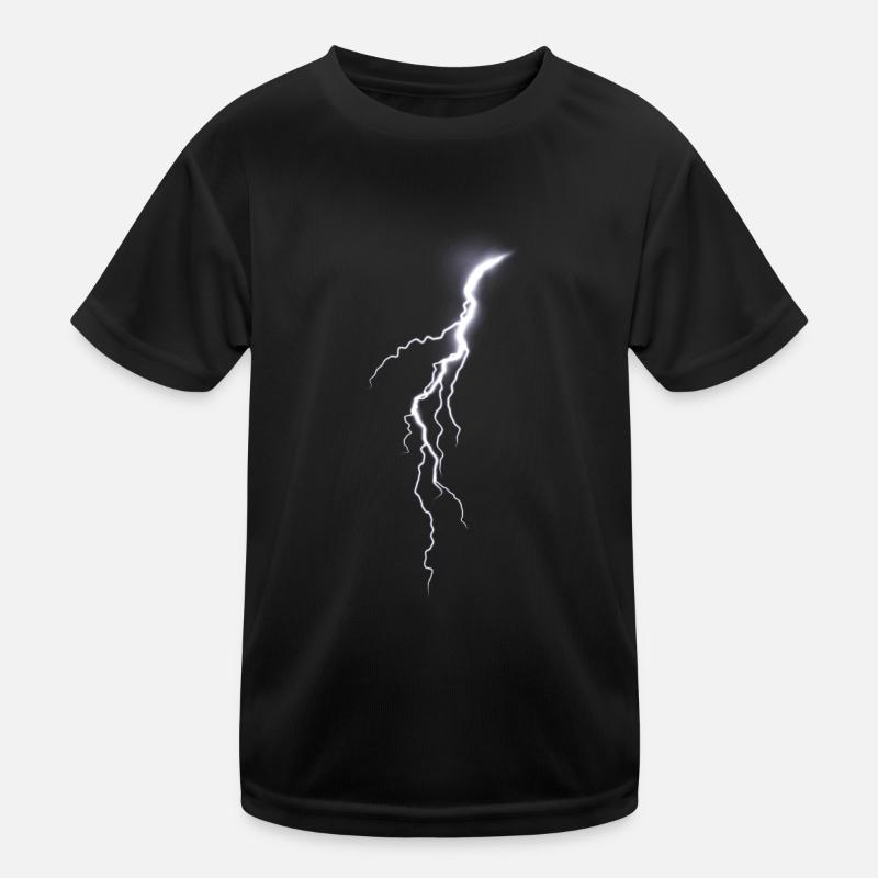 Lightning Bolt Flash Kids Functional T-Shirt