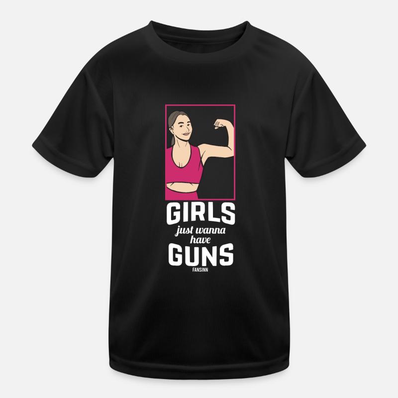 Mama Workout Strong Biceps Curling Kids Functional T-Shirt