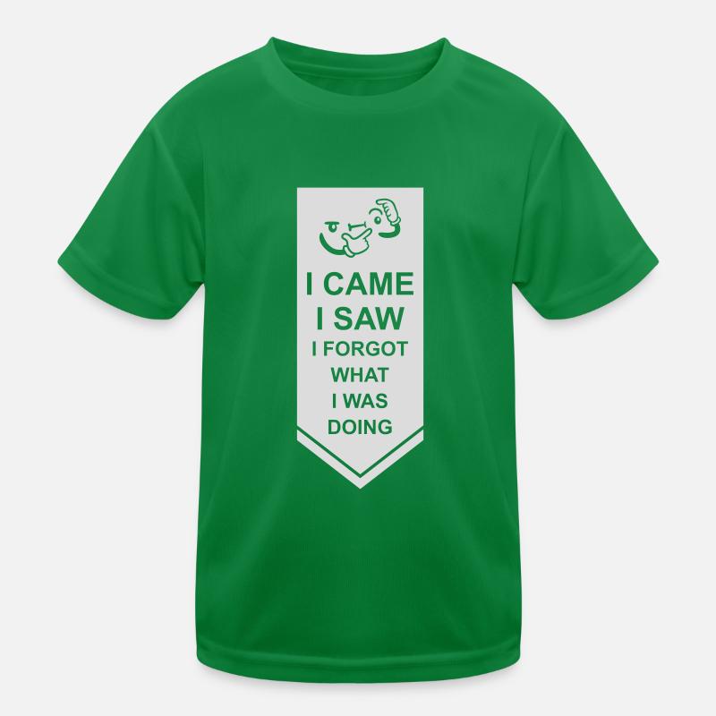 I came saw forget Kids Functional T-Shirt