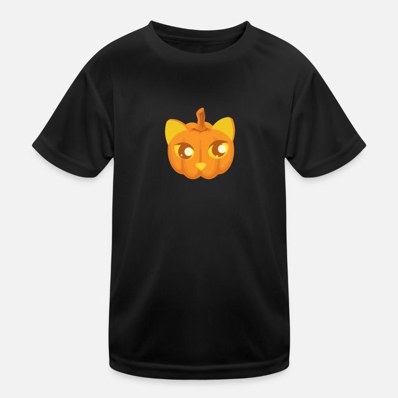 Pumpkimkitty Kinder Funktions-T-Shirt