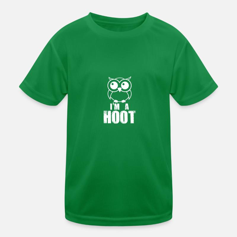 Ich bin ein Hoot! Lustiger netter Vogel-Raubvogel der niedlichen Eule Kinder Funktions-T-Shirt