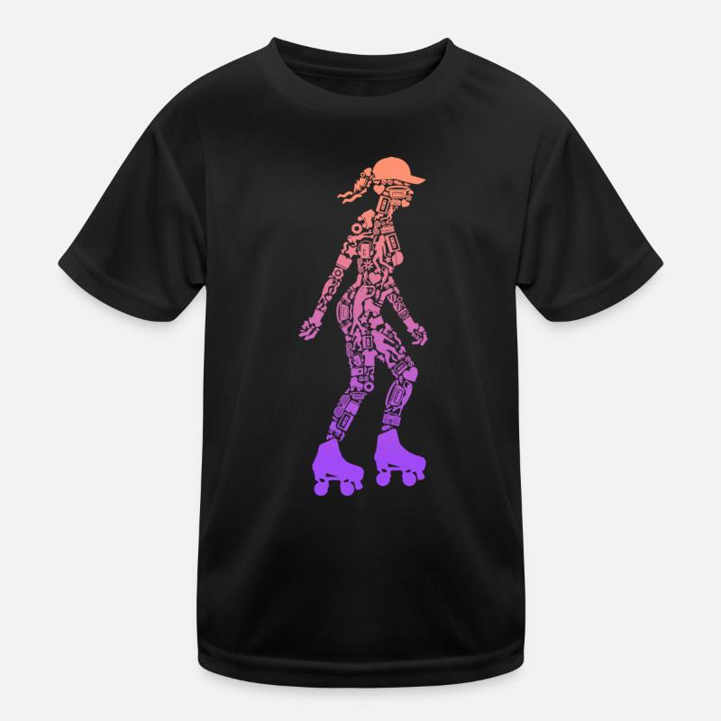 Roller Skating Roller Skating Girls Roller Skates Kids Functional T-Shirt