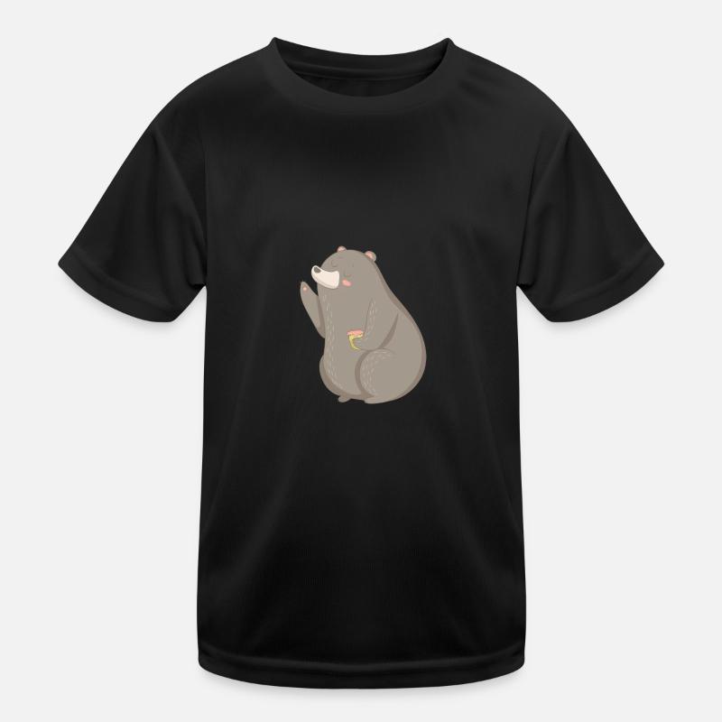 Bär Teddybär Kinder Funktions-T-Shirt