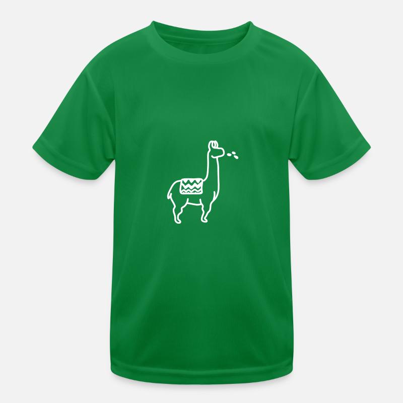 Lama Spucken Kinder Funktions-T-Shirt