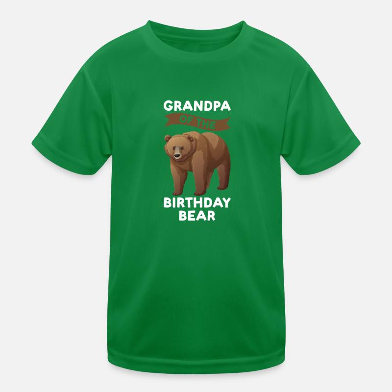 Geburtstag Opa Geburtstag Bär Geschenk Kinder Funktions-T-Shirt