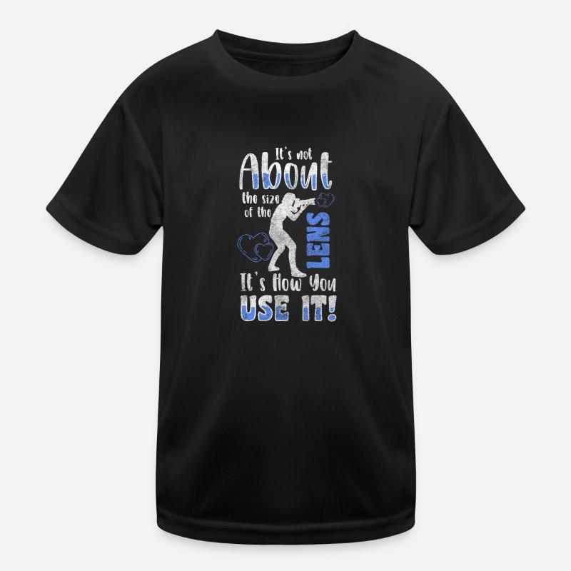 Battement de cœur de la caméra T-shirt sport Enfant